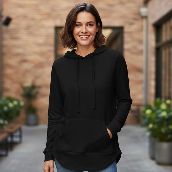 Sperry - Navy Blue Hoodie W/ Draw Strings, Long Sleeves, Tunnel Pocket, Size S - Picture 8 of 8